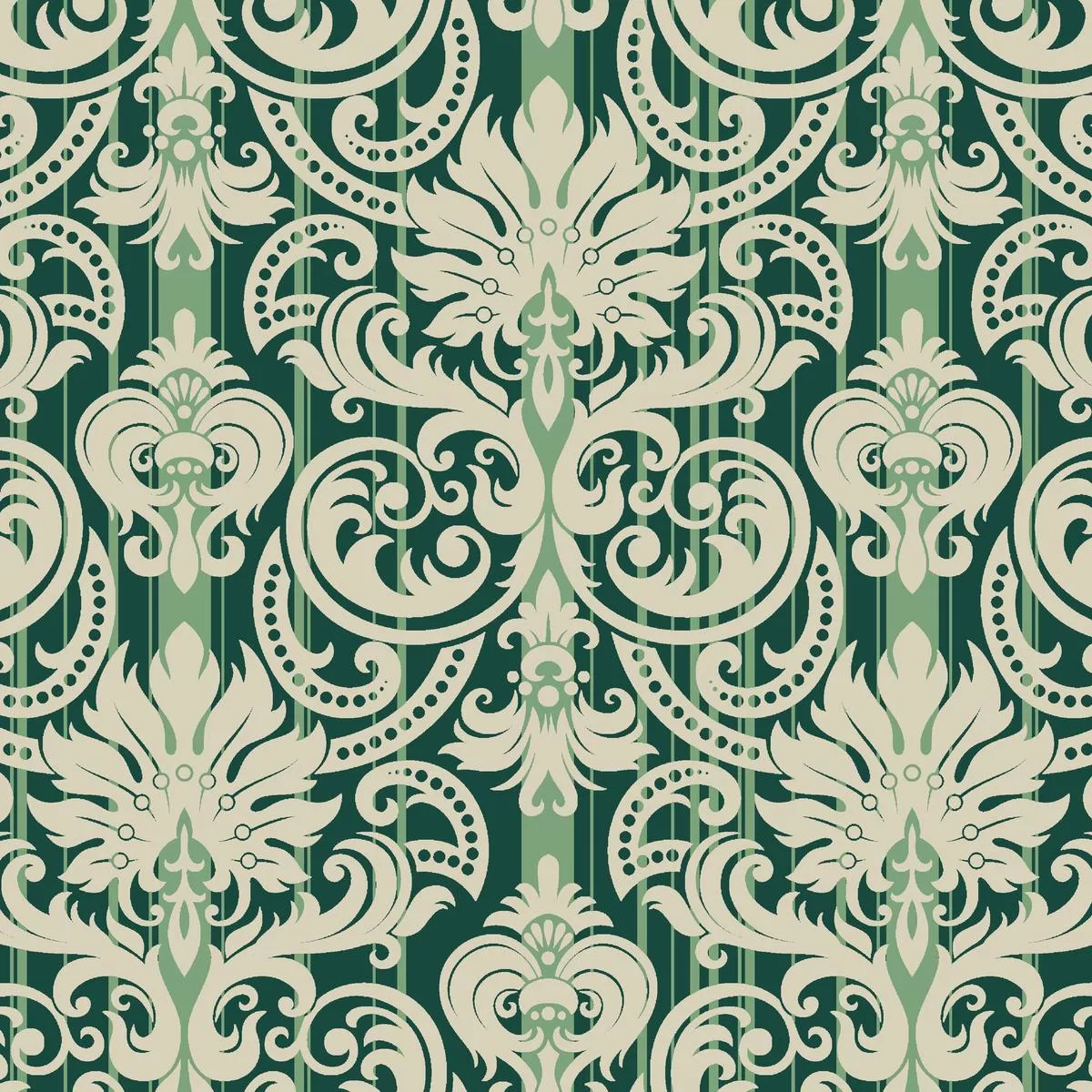 dramatic-baroque-on-green-fabric Dramatic Baroque on Green Fabric