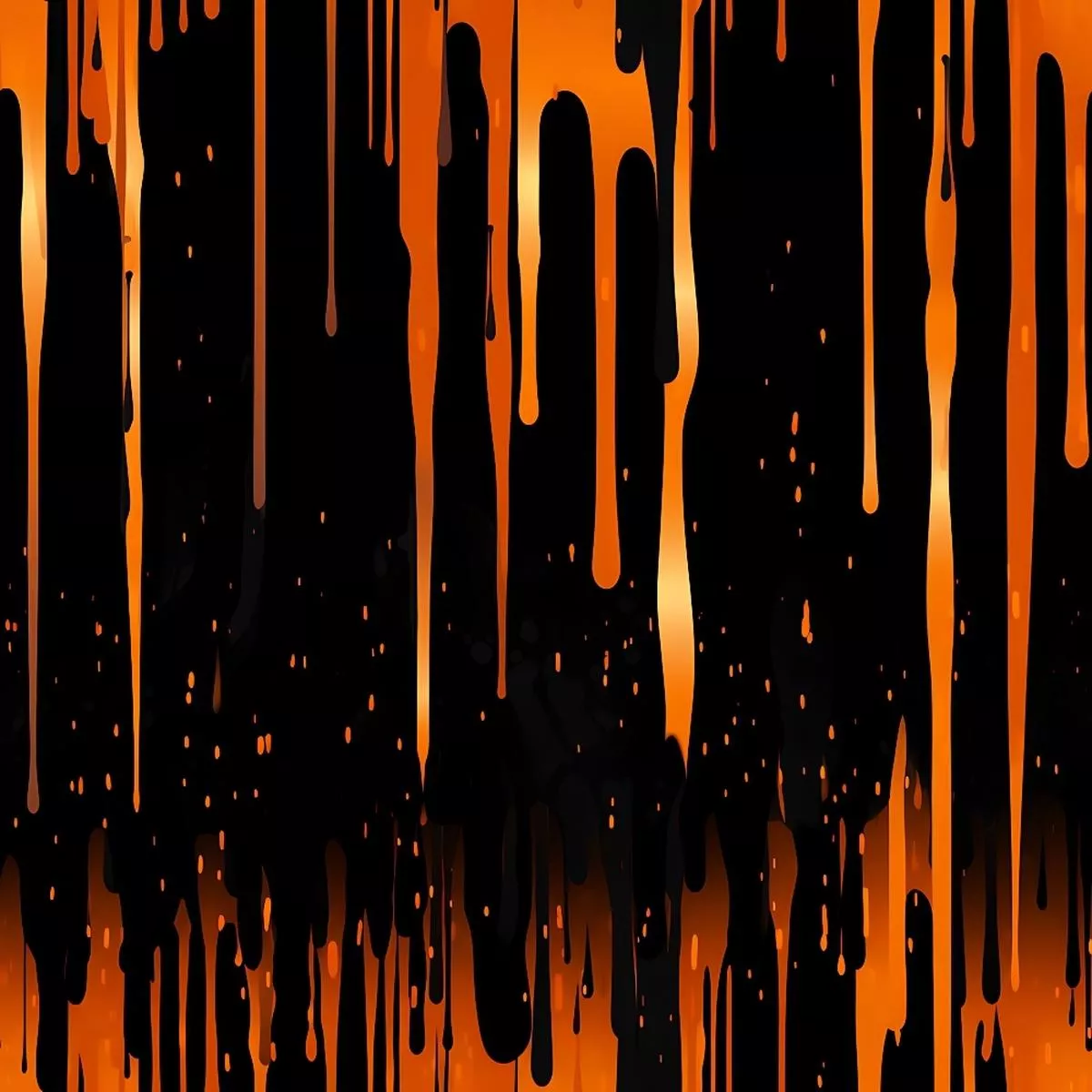 Dripping Orange Liquid Pattern 5 Quilting Cotton Fabric