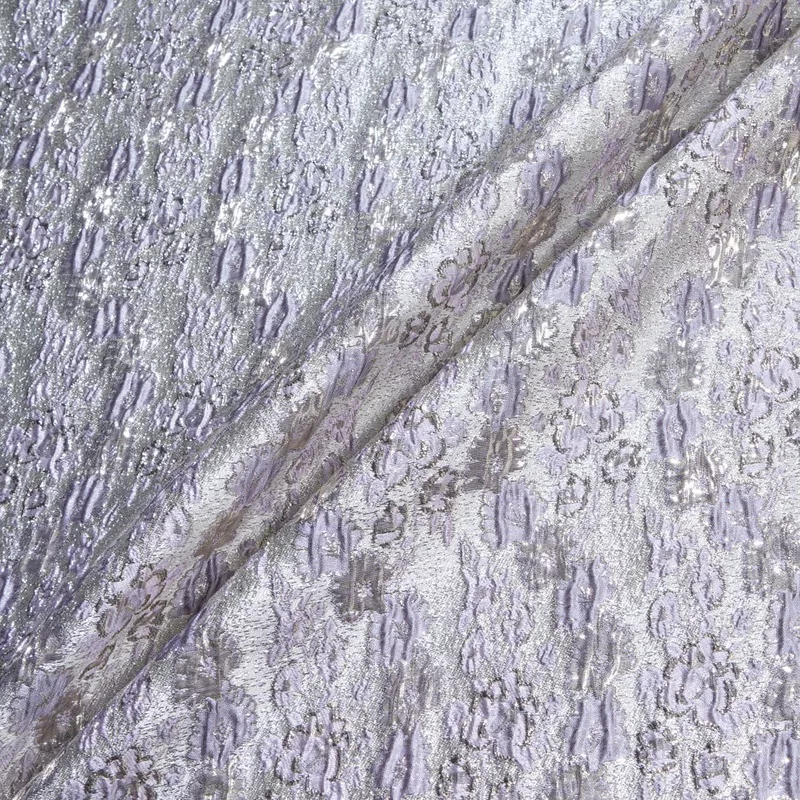 dusty-lavender-floral-metallic-cloqu Dusty Lavender Floral Metallic Cloqu