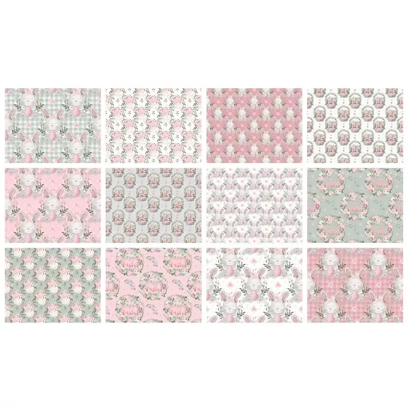easter-bunny-fabric-collection-1-yard-bundle Easter Bunny Fabric Collection – 1 Yard Bundle
