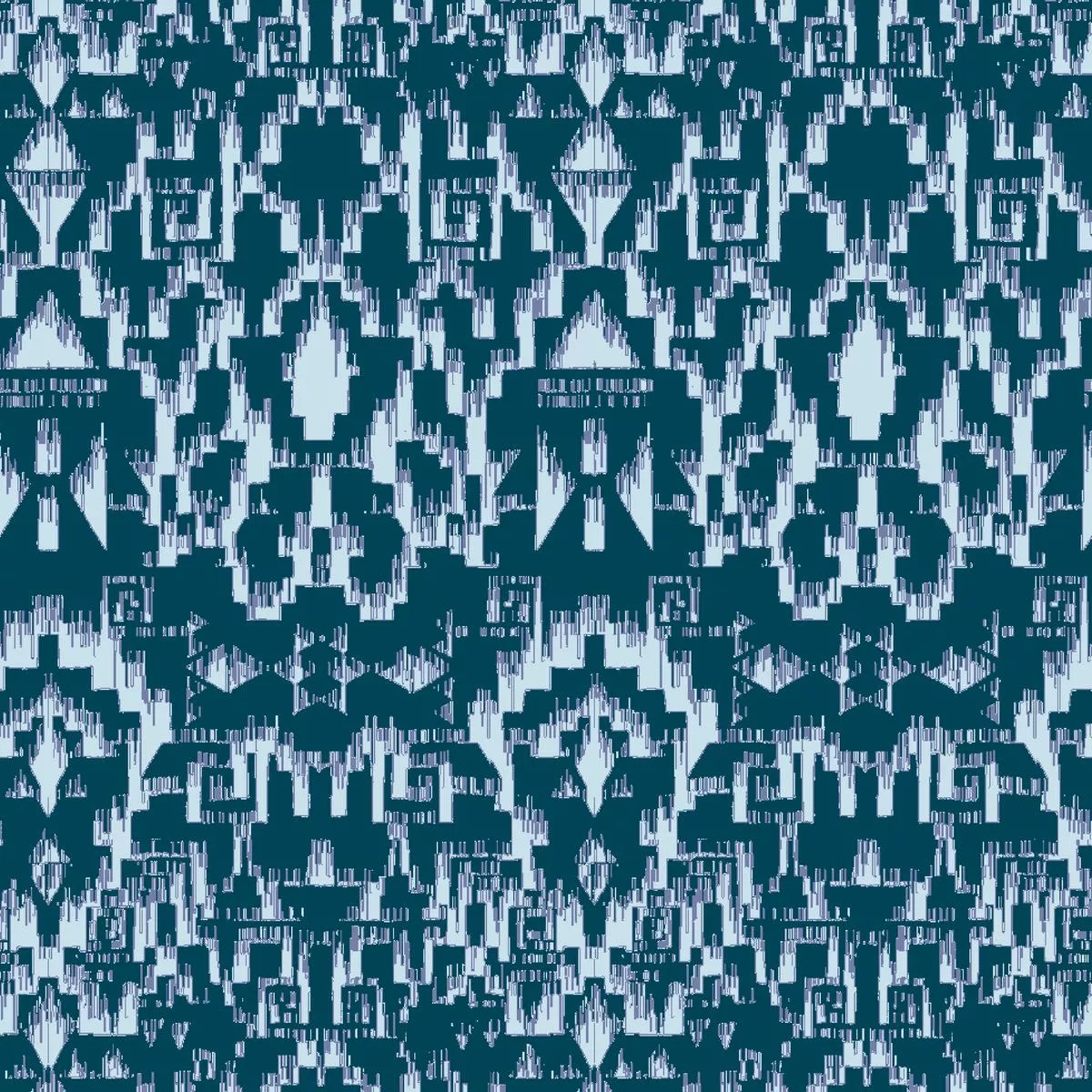 echo-ikat-on-blue-fabric Echo Ikat on Blue Fabric