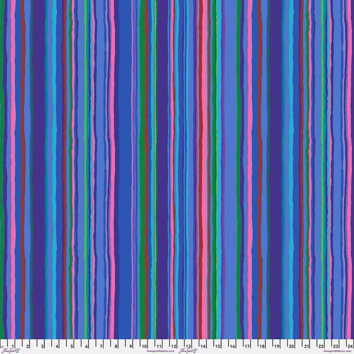 Echo Stripe Blue by Kaffe Fassett