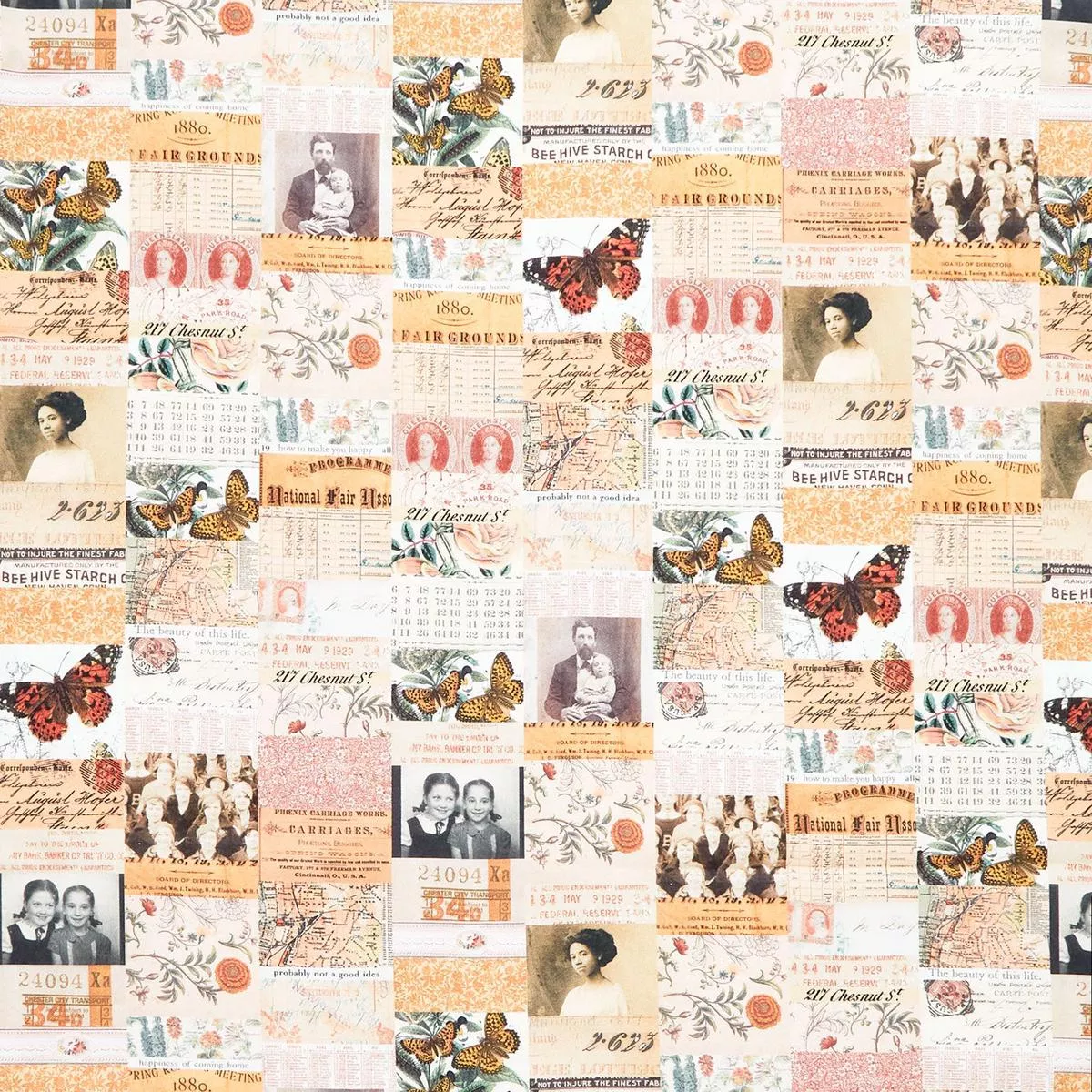 eclectic-elements-palette-orange-collage-orange-yardage Eclectic Elements – Palette Orange Collage Orange Yardage