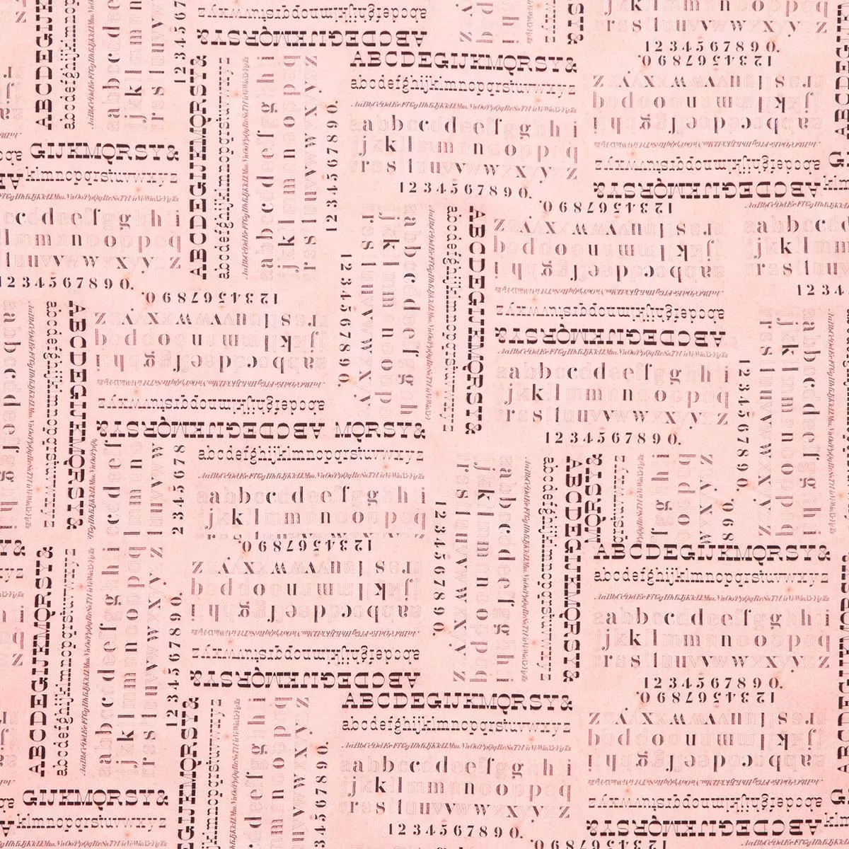 eclectic-elements-palette-pink-typography-yardage Eclectic Elements – Palette Pink Typography Yardage