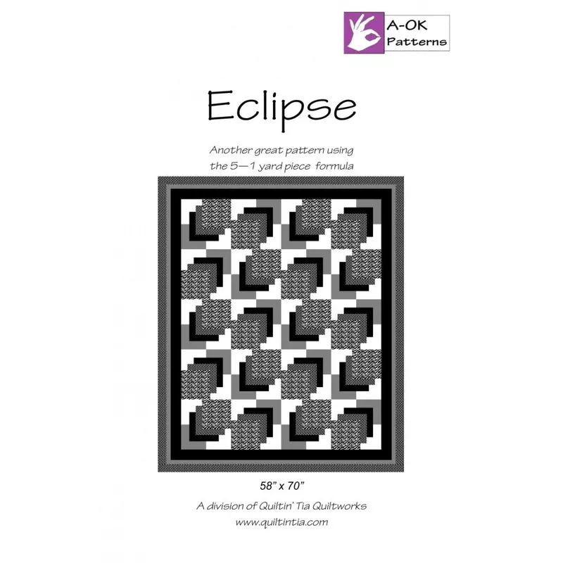 eclipse-ok-5-yard-quilt-pattern Eclipse – A OK 5 Yard Quilt Pattern