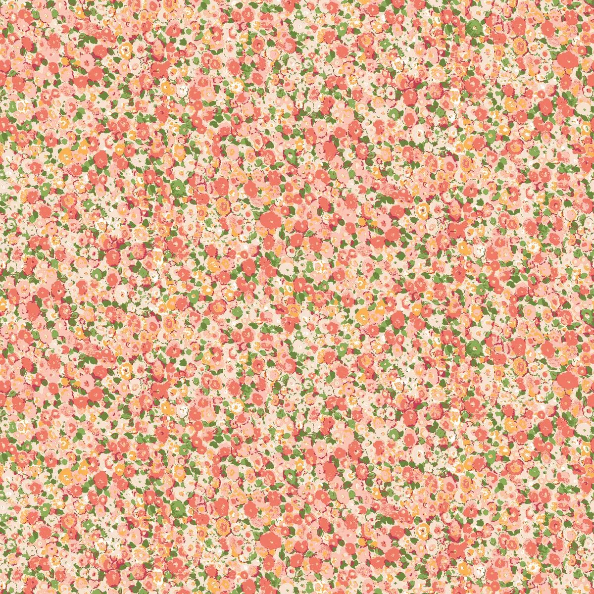 Elara on Apricot Fabric