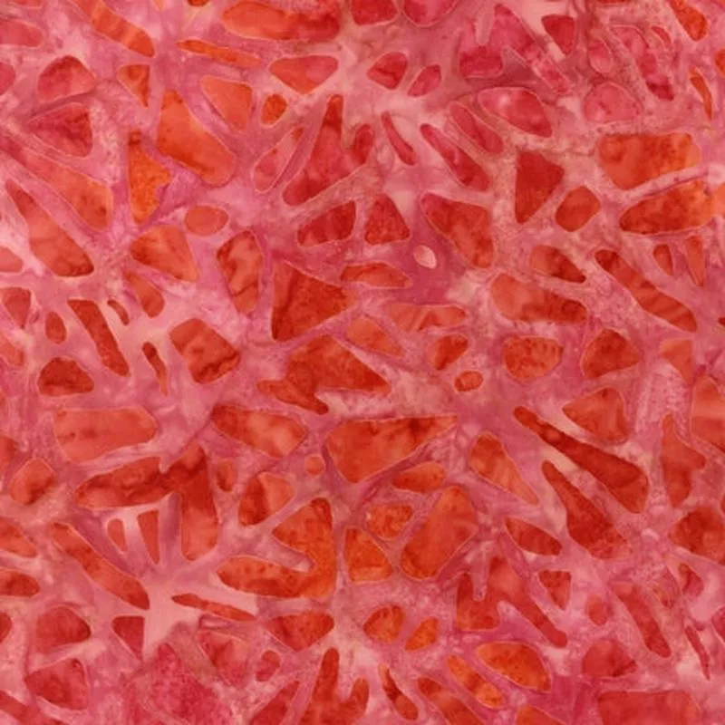 Elementals Coll: Geos 4 Batiks Strawberry – (1)