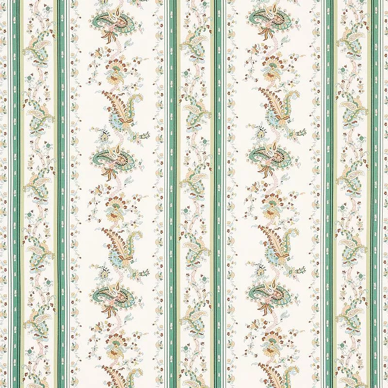 ELENA PAISLEY STRIPE | Green