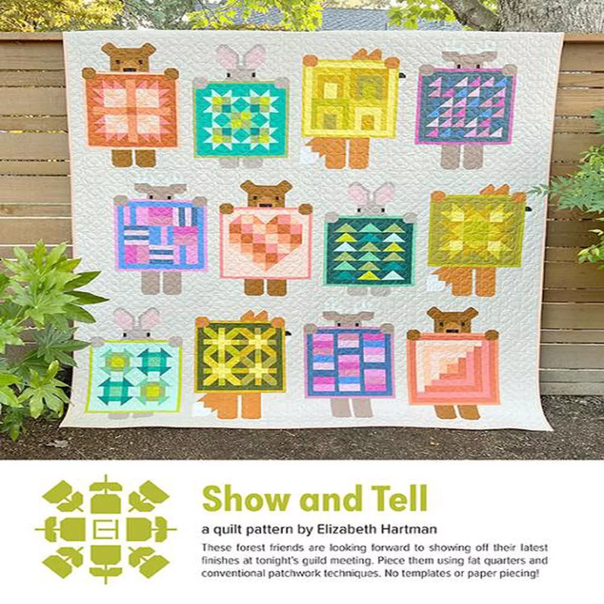 Elizabeth Hartman Show & Tell Quilt Pattern EH083
