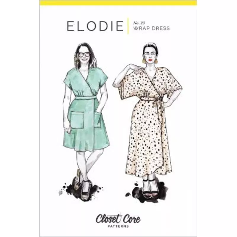 Elodie Wrap Dress (Closet Core Patterns)