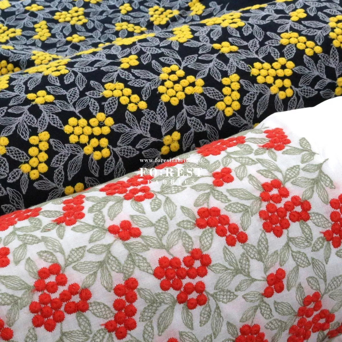 embroidery cotton – Mimosa flower