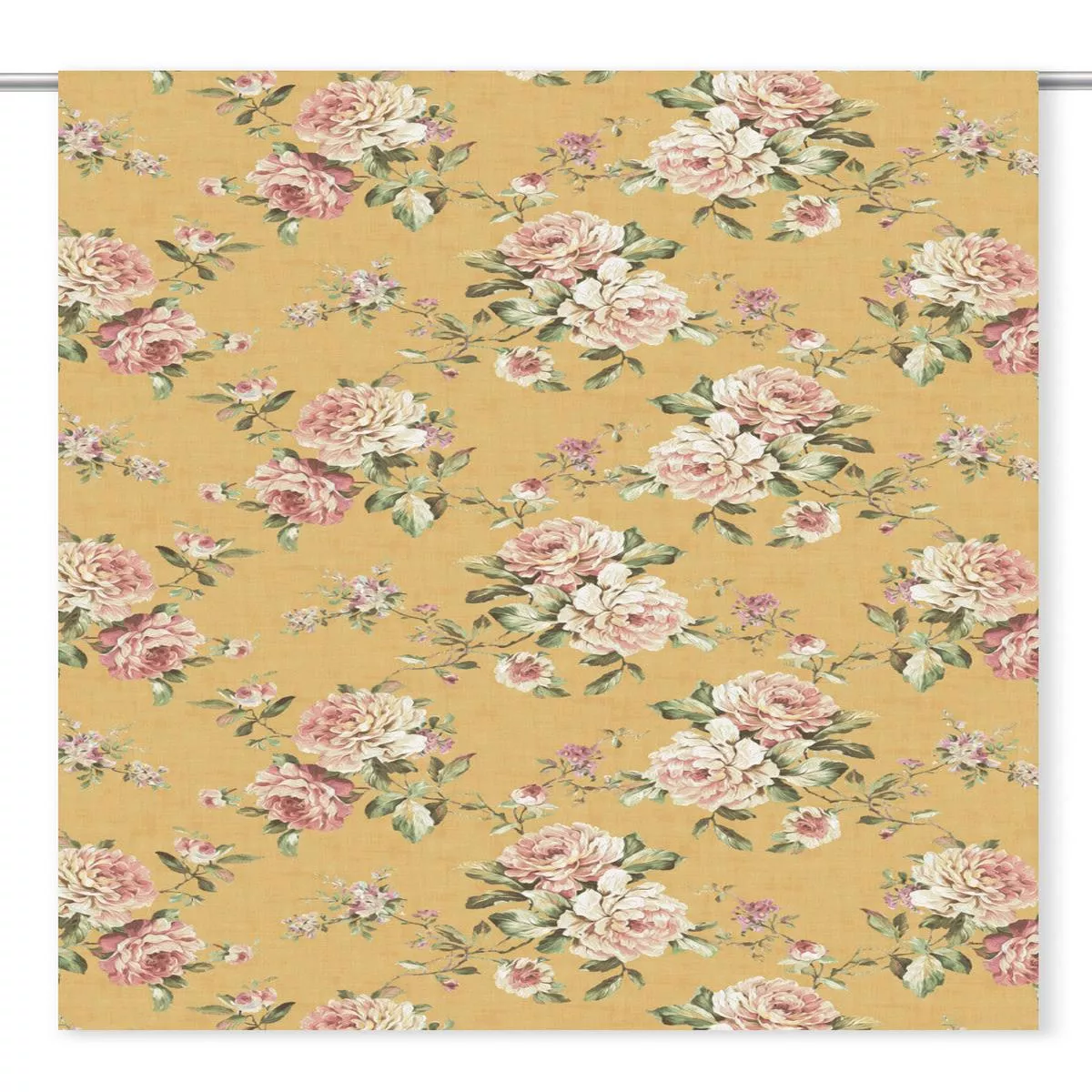 emma-kisstina-fabric-by-yard-eggnog-yellow-blush-pink-pale-green ‘Emma Kisstina’ Fabric by the Yard (Eggnog Yellow/ Blush Pink/ Pale Green)
