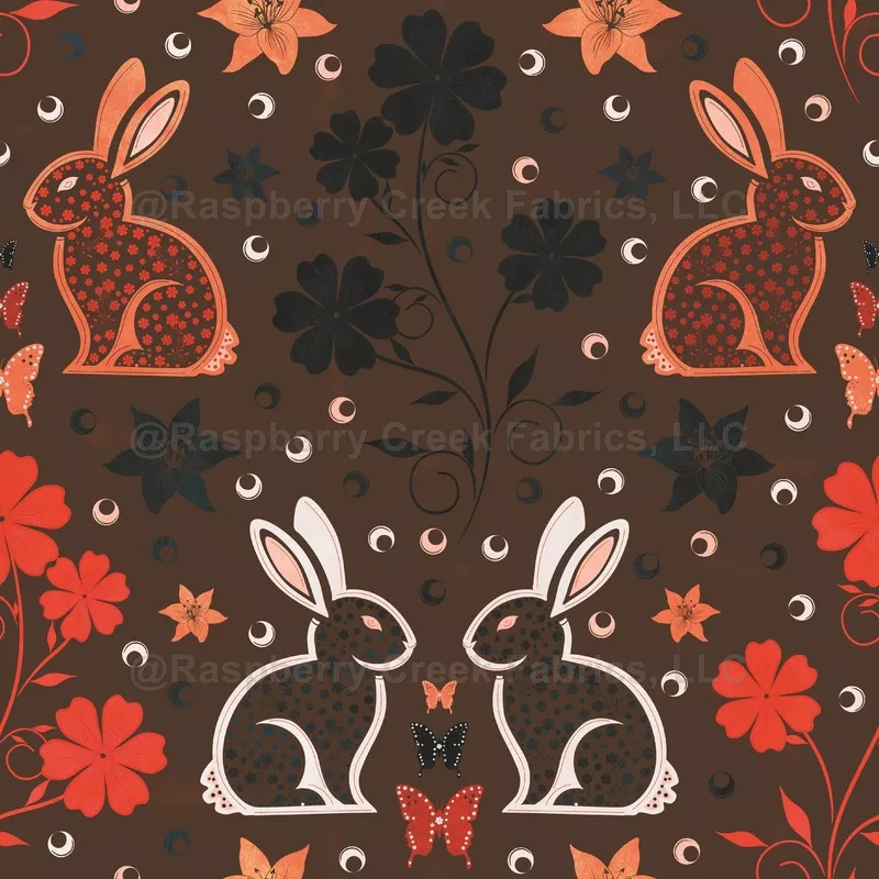 Enchanted Rabbits Terracotta