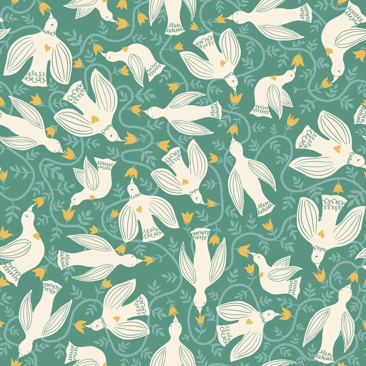 endpaper-ruby-star-society-hummingbirds-canvas-watercress Endpaper |Ruby Star Society | Hummingbirds Canvas – Watercress