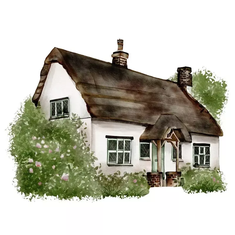 english-garden-cottage-fabric-panel English Garden Cottage Fabric Panel