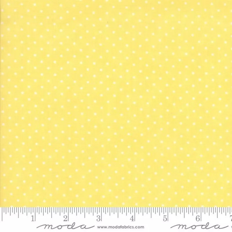essential-dots-yellow-yardage-by-moda-fabrics Essential Dots Yellow Yardage by Moda Fabrics