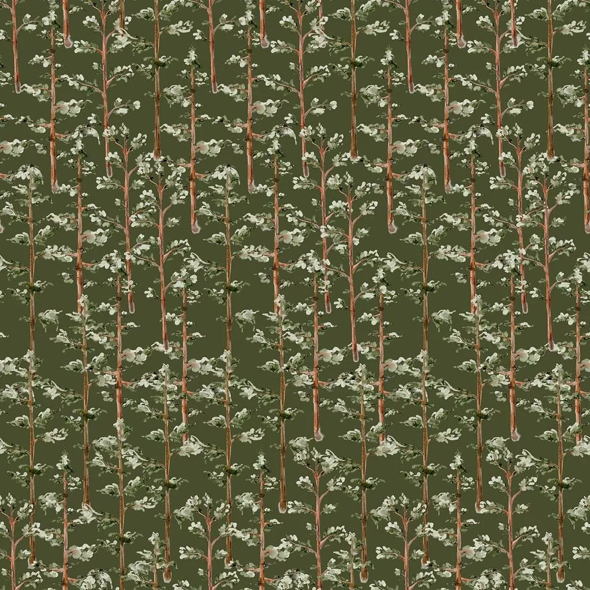Evergreen Forest Fabric – Green