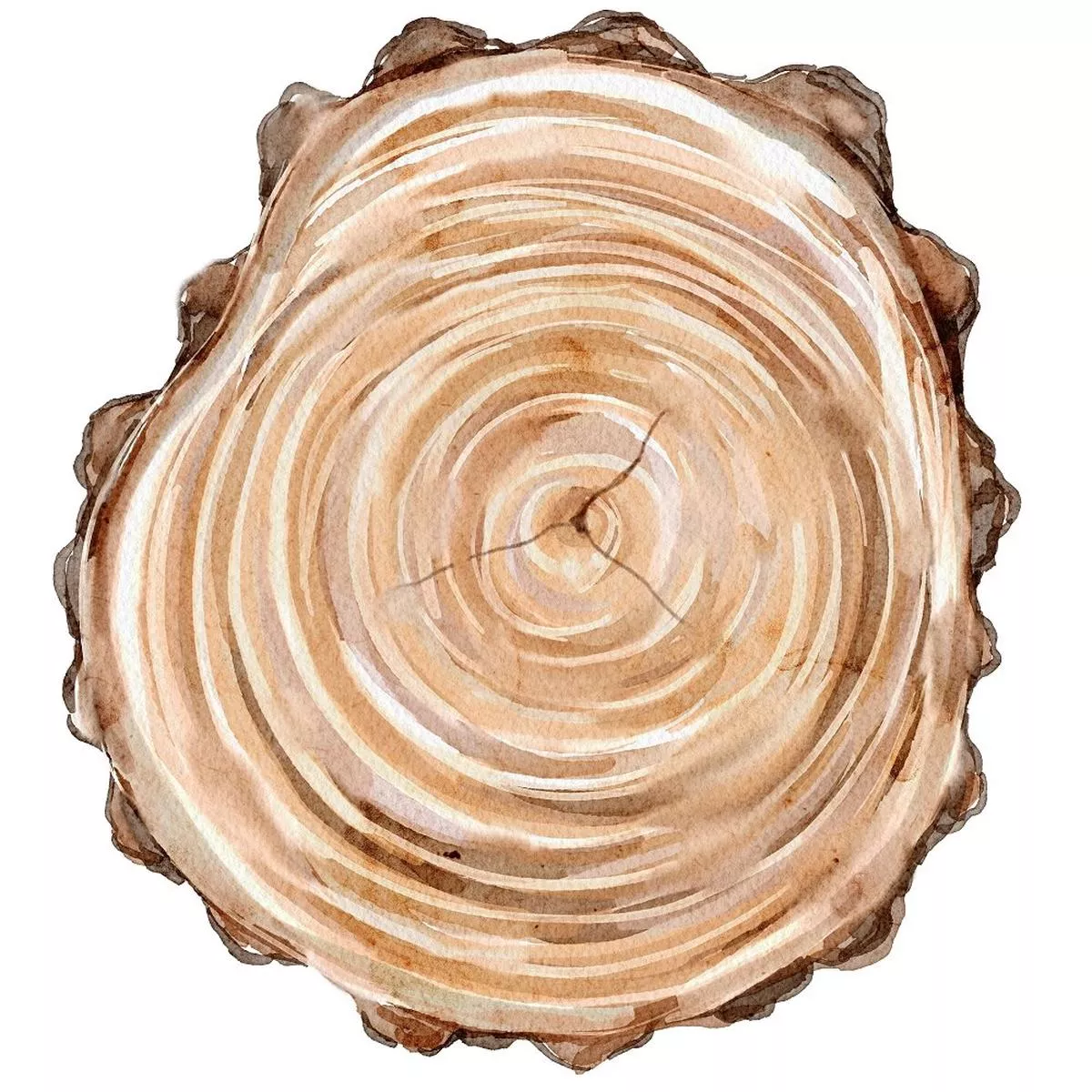 evergreen-forest-log-2-fabric-panel Evergreen Forest Log #2 Fabric Panel