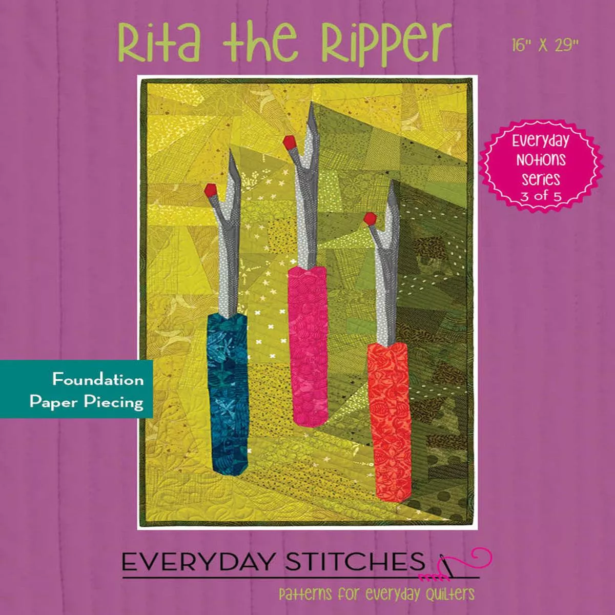 Everyday Stitches Rita the Ripper Quilting Pattern ES-545-RIP
