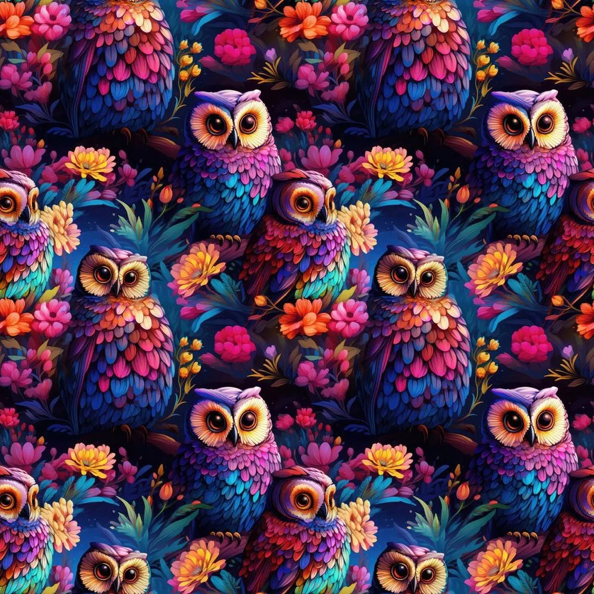 exotic-owl-fabric Exotic Owl Fabric