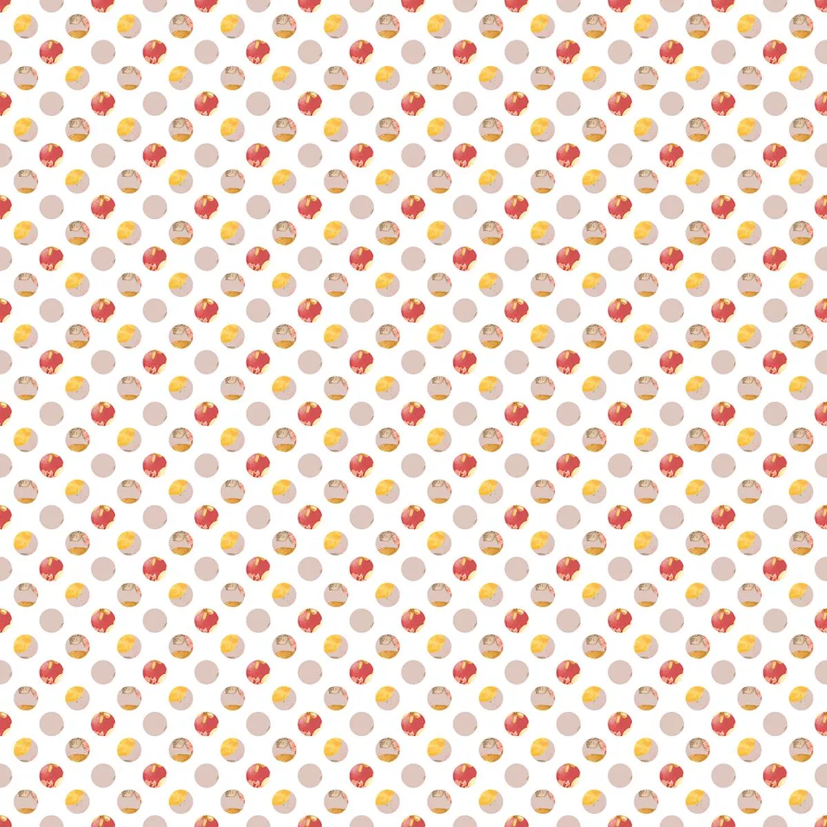 fall-festival-polka-dot-fabric-white Fall Festival Polka Dot Fabric – White