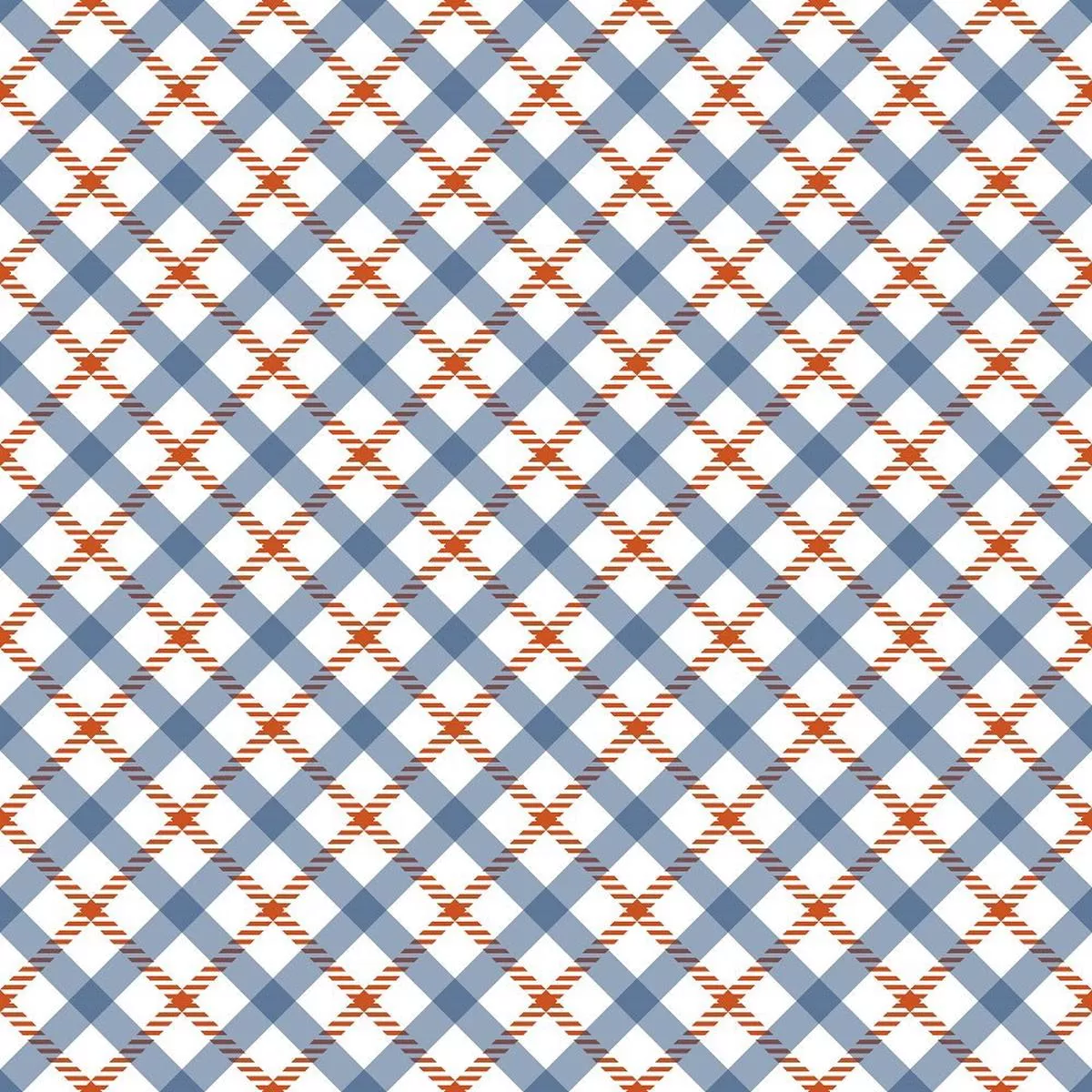 Fall Plaid Pattern #4 Fabric