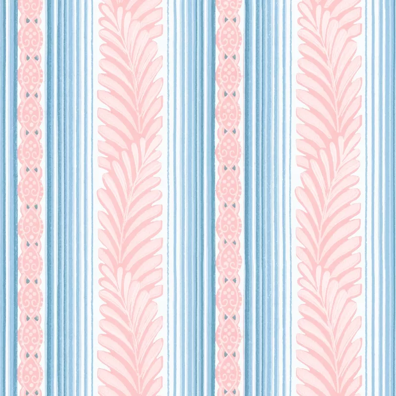 Fan Stripe on Cameo Fabric