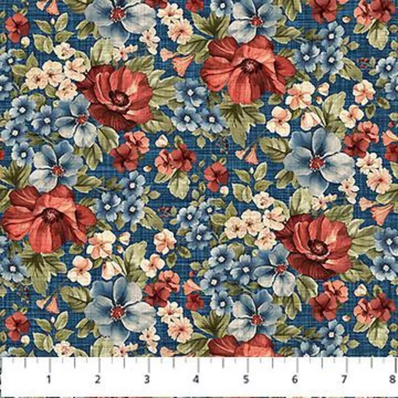 farmhouse-sampler-packed-floral-navy-multi-dp28601-48 Farmhouse Sampler-Packed Floral Navy/Multi DP28601-48