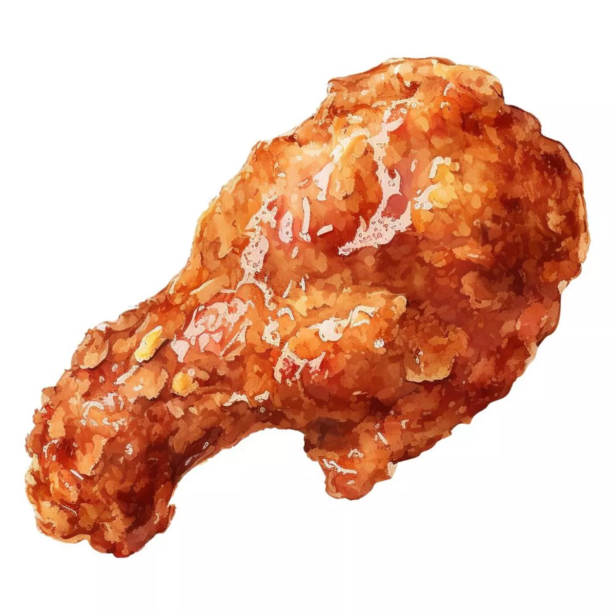 Fast Food Fried Chicken Fabric Panel