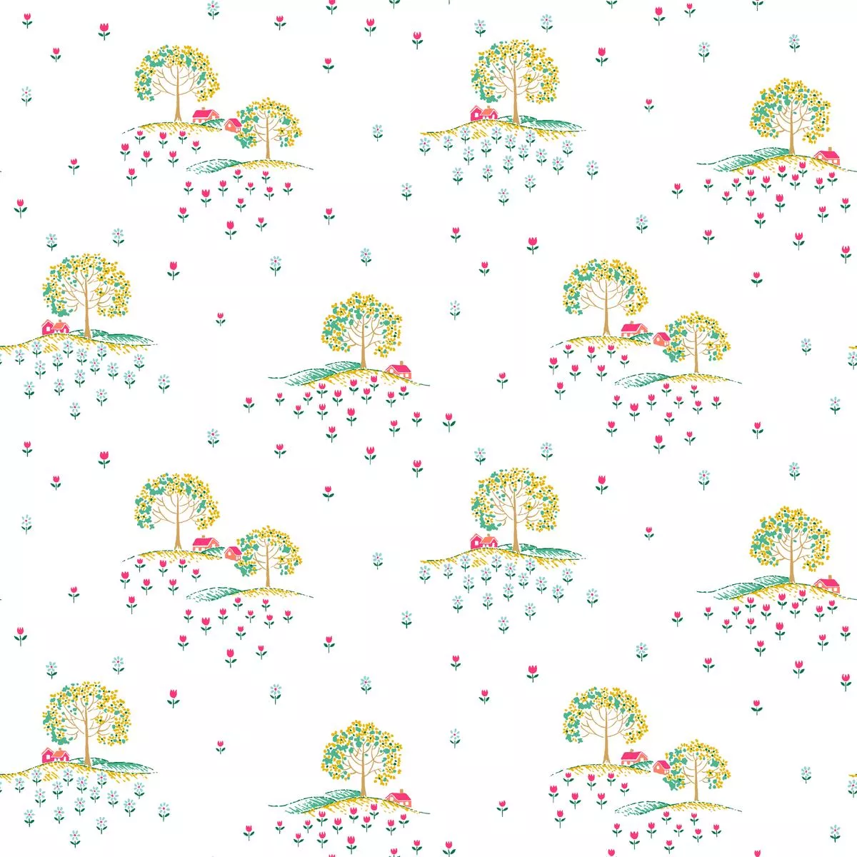 fields-in-bloom-petite-floral-garden-fabric Fields in Bloom – Petite Floral Garden Fabric