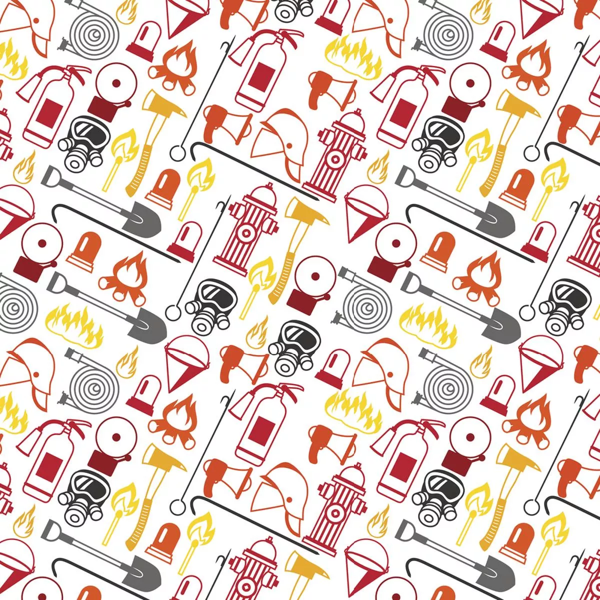 Fire Protection Equipment Fabric – White