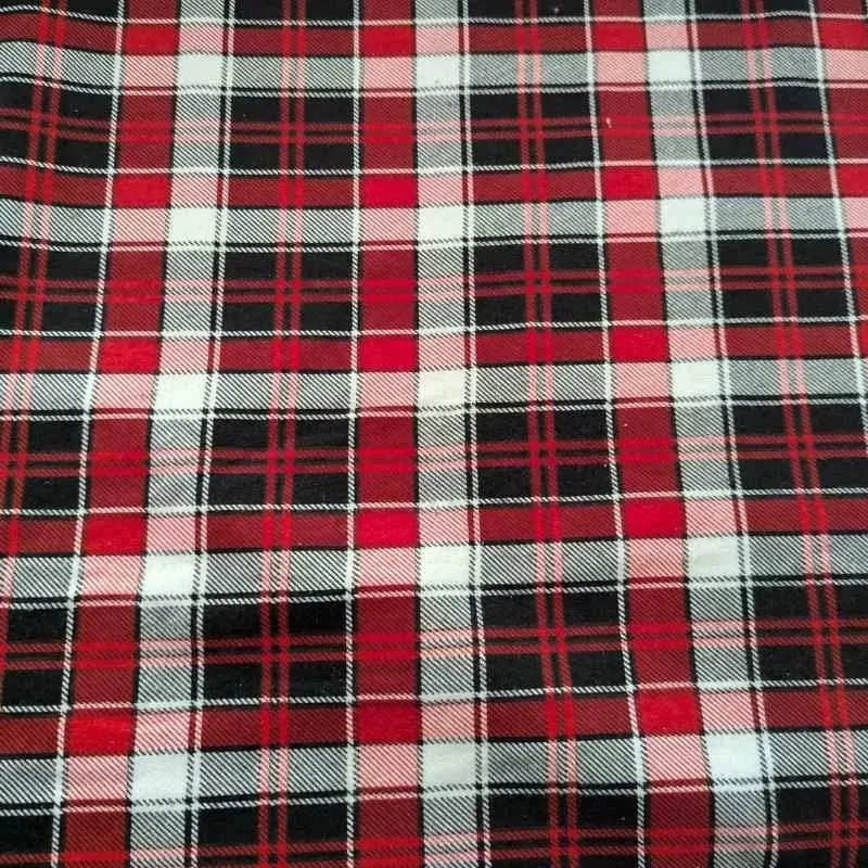 flannel-tartan-plaid-black-red FLANNEL Tartan Plaid, Black and Red