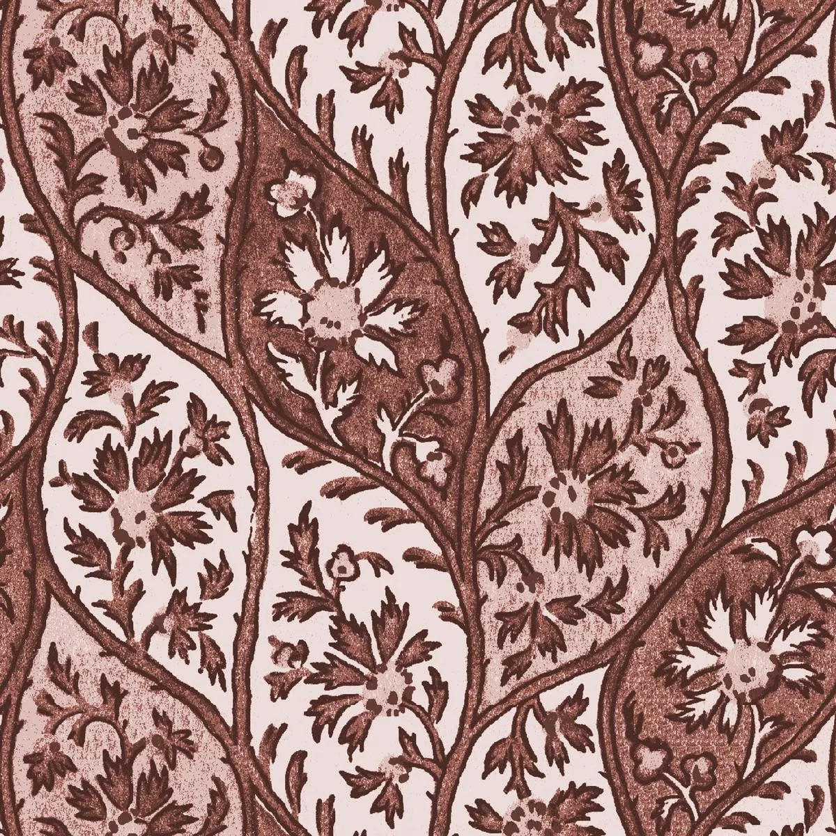 flora-royale-on-brown-fabric Flora Royale on Brown Fabric