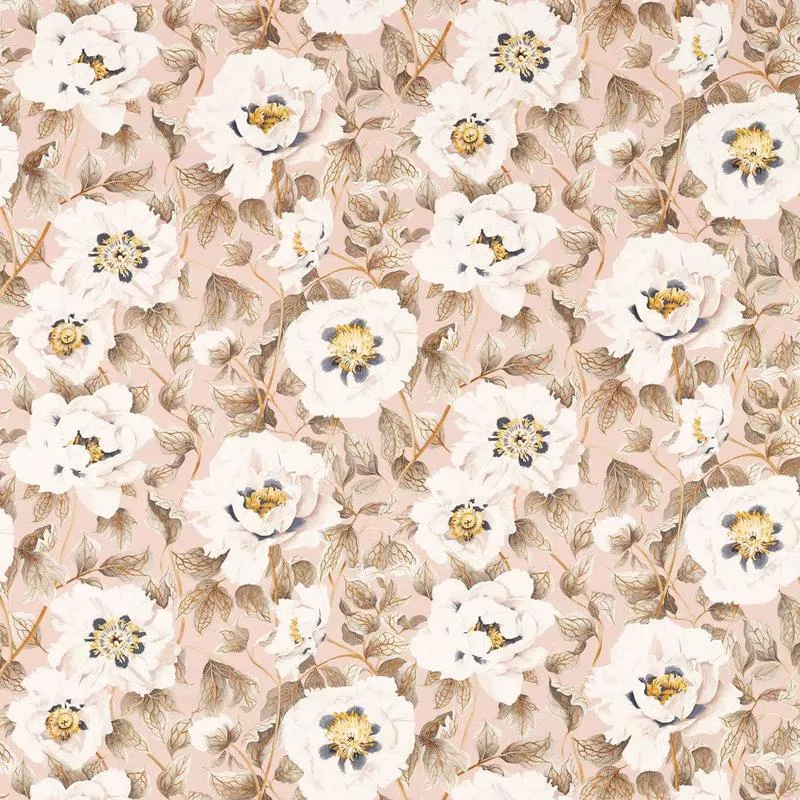 Florent Colour 4 Positano, Maple and Graphite Fabric by Harlequin