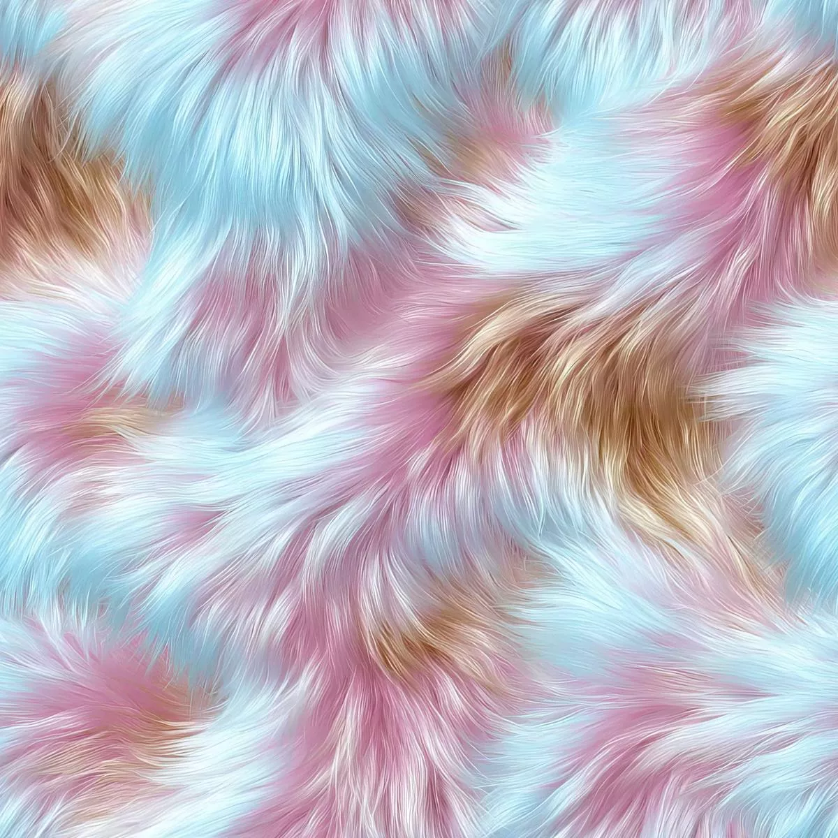 Fluffy Fur Pattern 4 Quilting Cotton Fabric