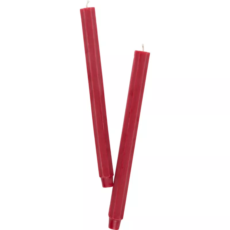 Fluted Candle Bittersweet 12″ Pair