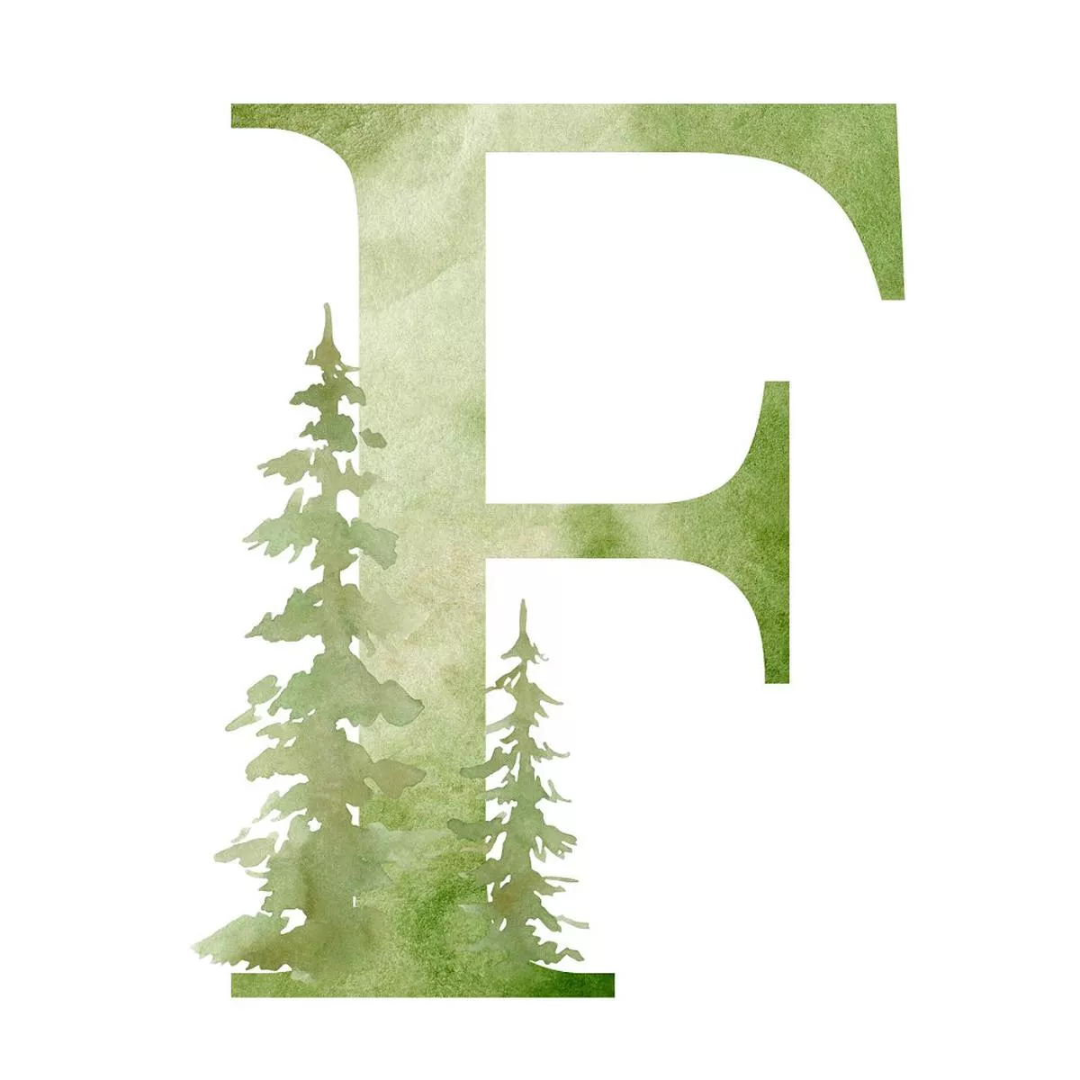 foggy-forest-f-fabric-panel Foggy Forest F Fabric Panel