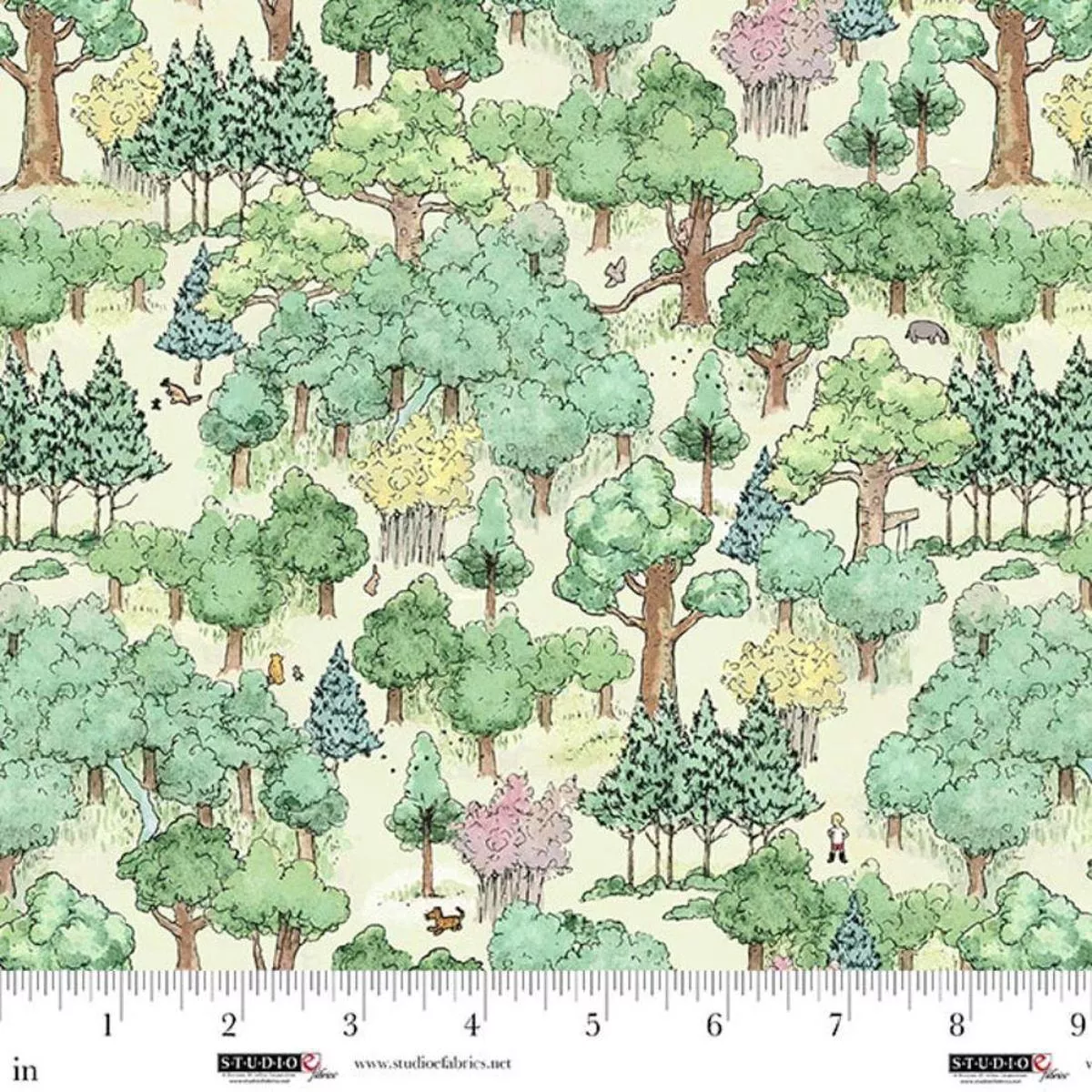 Forest Trees Green by W.A. Dodge
