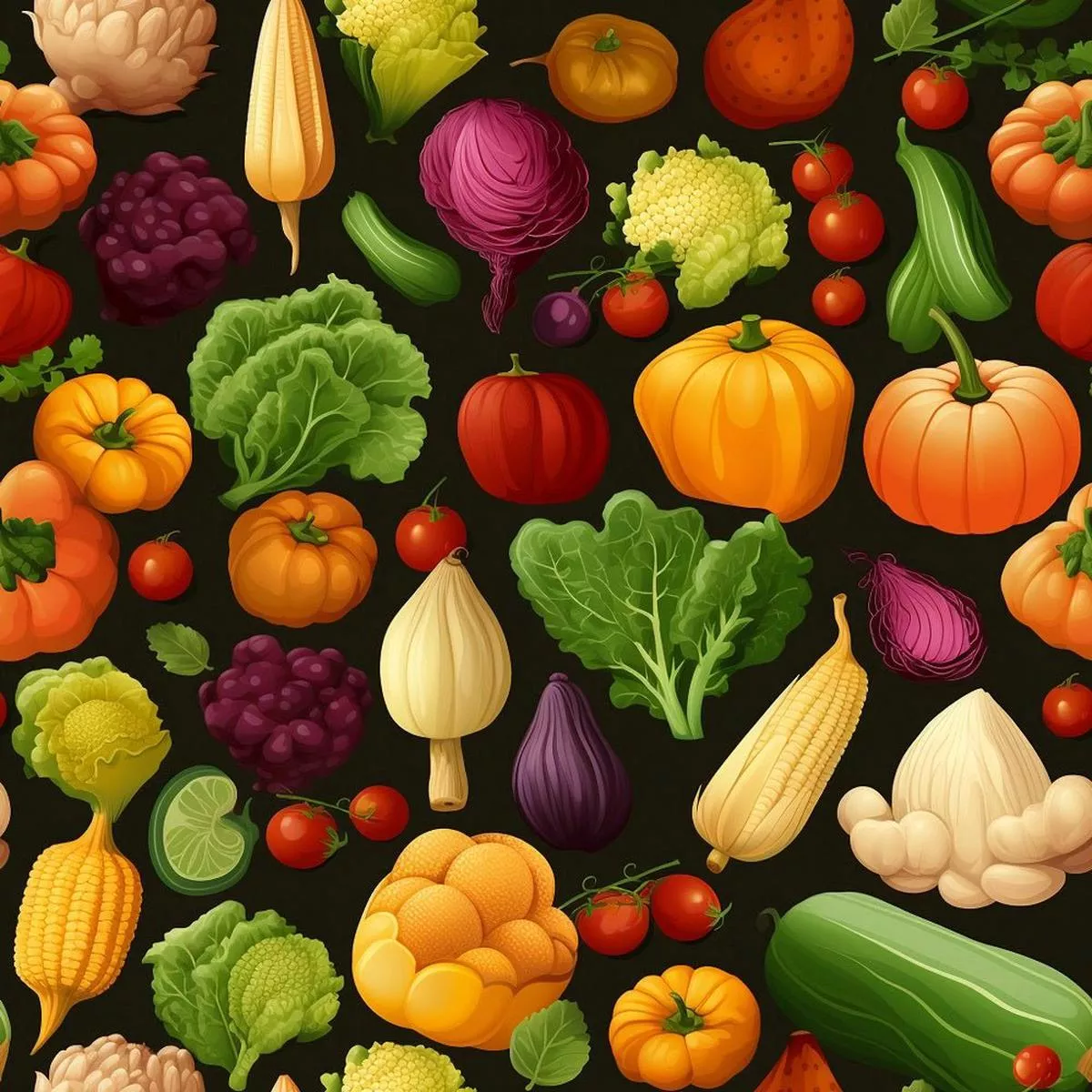 fresh-veggies-12-fabric Fresh Veggies #12 Fabric