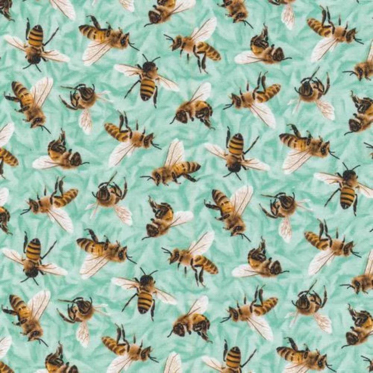 frolicking-fields-bees-light-green-paintbrush-studio-cotton-fabrics-1-2-yard Frolicking Fields Bees Light Green- Paintbrush Studio Cotton Fabrics – 1/2 Yard
