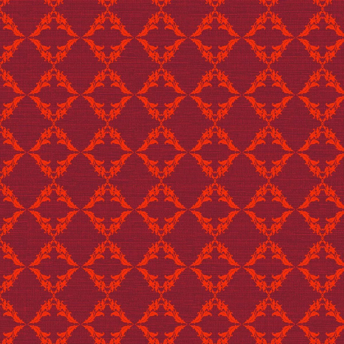 Frosted Diamonds on Red Fabric