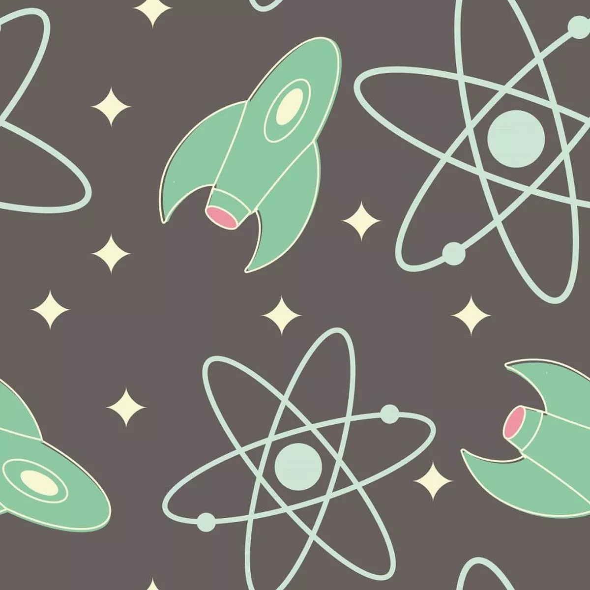 furious-50s-atomic-fabric-gray Furious 50s Atomic Fabric – Gray