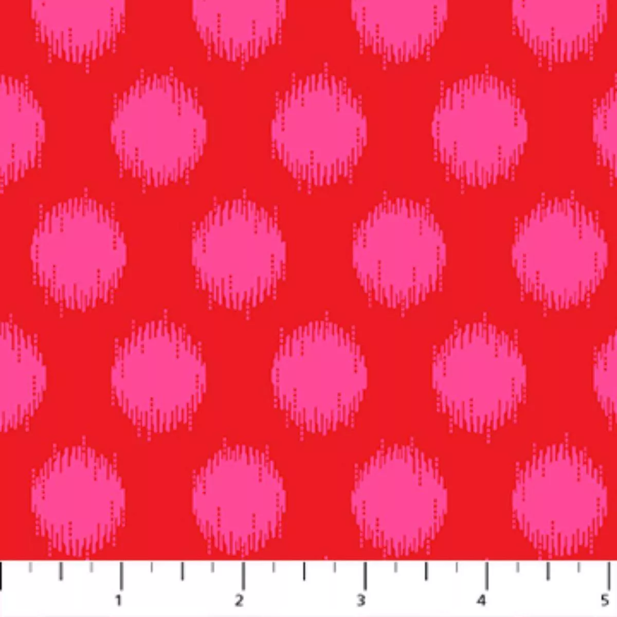 Fuzzy Circles Cherry by Heather Bailey