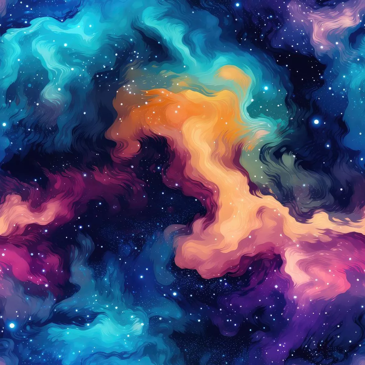 galaxy-gazing-pattern-13-fabric Galaxy Gazing Pattern #13 Fabric