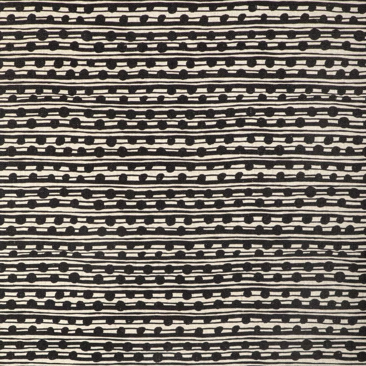 Gamal Black Natural Fabric
