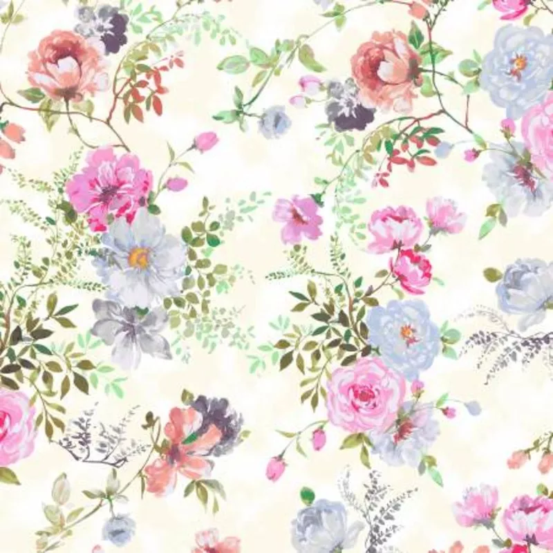 Garden Roses in Ivory
