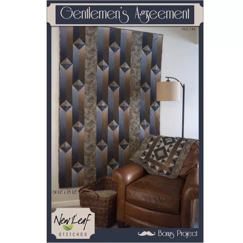 Gentlemen’s Agreement Masculine Quilt Pattern