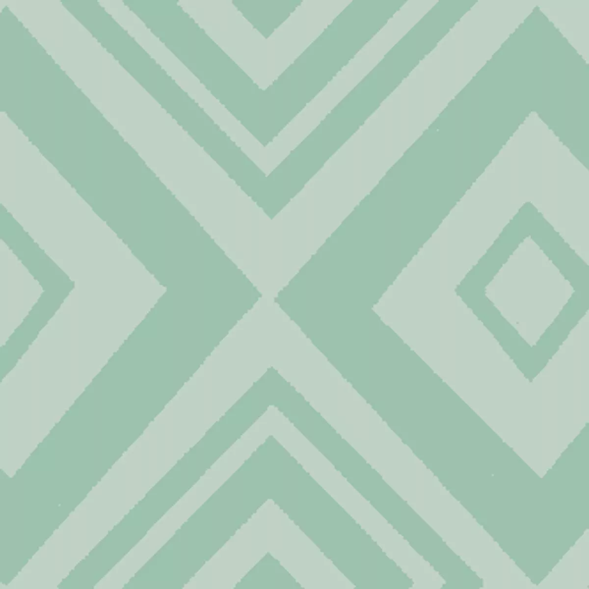 Geo Egypt on Mint Fabric