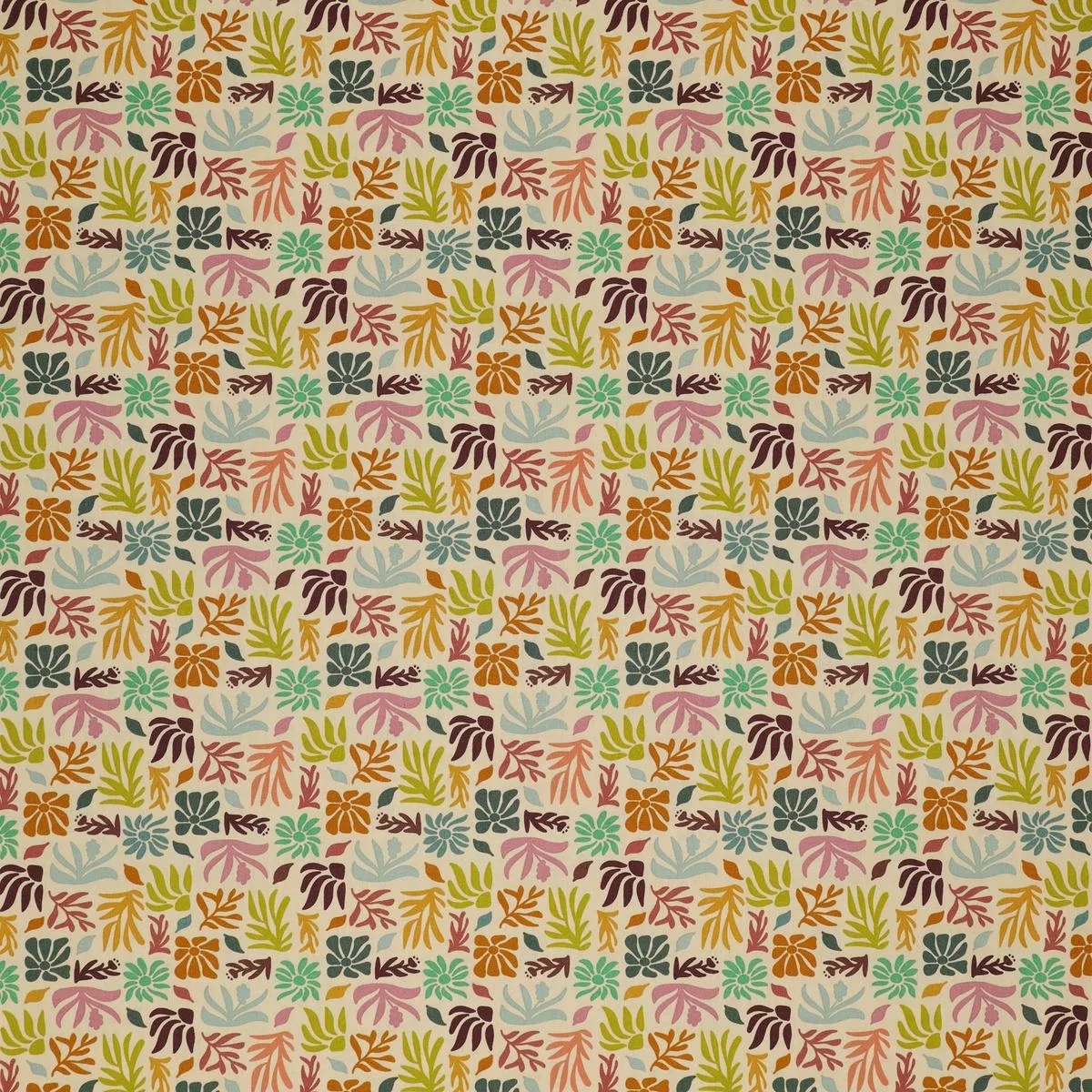 GeoBloom Fabric Collection – Botanical Tiles