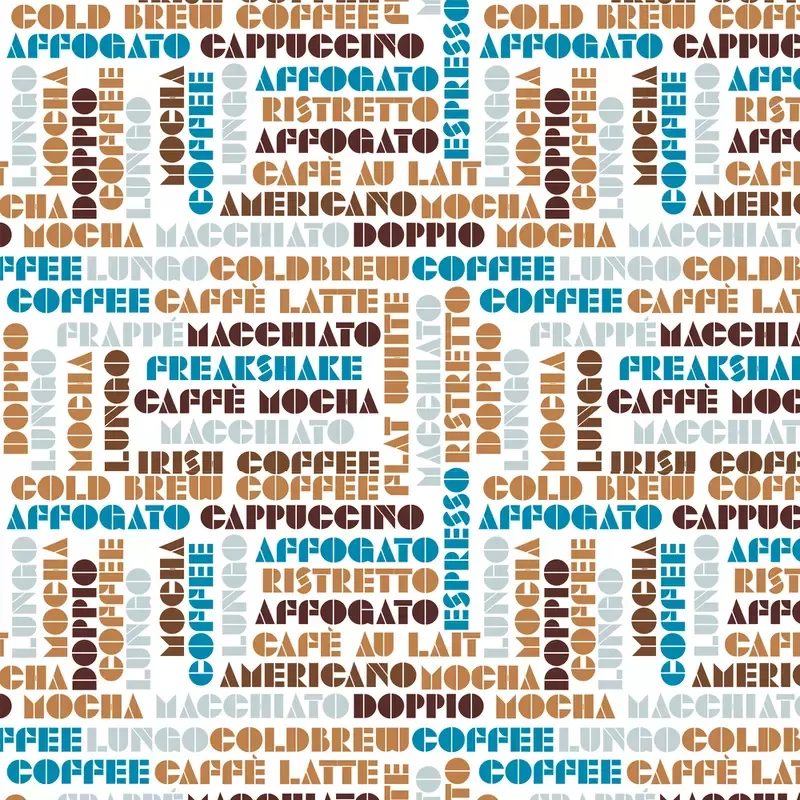 Geometric Coffee Names – Multi